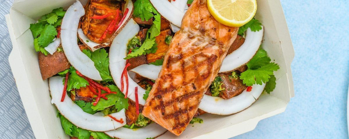 Salmon Salad for Keto Diet and Diabetes