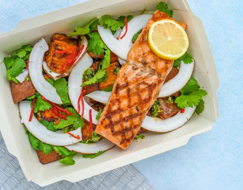 Salmon Salad for Keto Diet and Diabetes